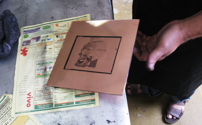 Fotogravura: etapas do processo